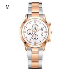 Simple Casual Men Business Steel Strap Buckle Date Quartz-