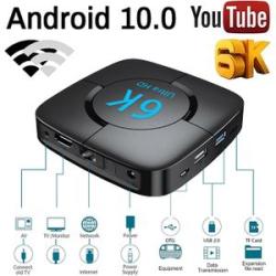 Android 10.0 TV BOX 6K 1080P Video TV receiver Wifi 2.4G&5.8G TV Box Set top Box