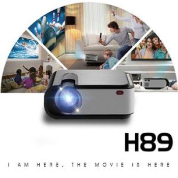 Max 250 "HD large screen TV LED Projector 2200 Lumens LED Video Home Cinema WIFI