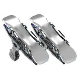 2Pcs X8 Mobile Touch Screen Gaming Controller Trigger-Silver
