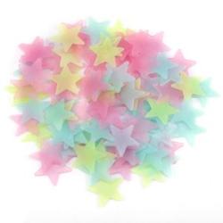 100Pcs Gorgeous Night-luminous Fluorescent Glow Stars