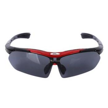 Cycling Glasses Sports  UV400 Sunglasses  with Case Red
