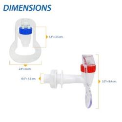Water Dispenser Replacement Push Faucet - Cold and Hot