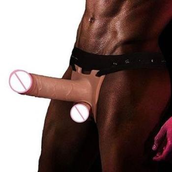 LOVETOY Wearable Strap On Massager Dildo Hollow Penis For Woman/Man