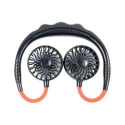 Home Office USB Rechargeable Wearable Fans Sports Dual-Head