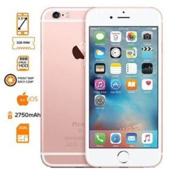 iPhone 6s Plus - 5.5" - 64GB HDD - 2GB RAM - 12MP Back/5MP Front - 2750mAh - Rose Gold