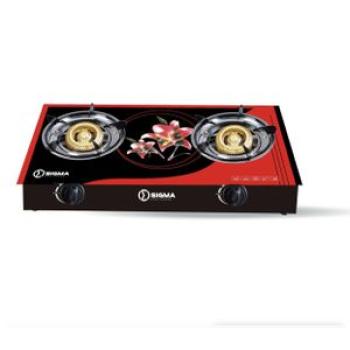 2GS-G Double Burner Table Top Gas Stove - Wine