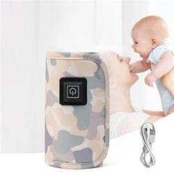 Portable USB Baby Bottle Warmer Milk Warmer Thermostat