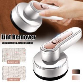 Portable Clothes Lint Remover Hair Ball Trimmer Epilator Sweater Rose Gold White