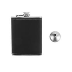 Pocket Hip Flask 8 Oz with Funnel Stainless Steel with