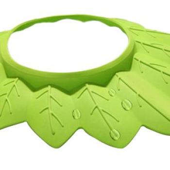 Adjustable Safe Waterproof Shield Shower Hat Visor Hair Green