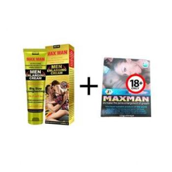 Enhancement Cream + Maxman Coffee (4 Sachets)