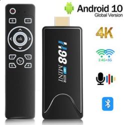 H98 MINI 4K 3D HD Wireless TV Stick Android 10 Smart TV Box 2.4G 5.8G WIFI