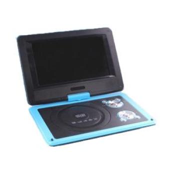 AU 9.8" Portable DVD Player CD DivX EVD MP4 MP3 JPG Swivel USB SD w/ 300 Games Blue Blue