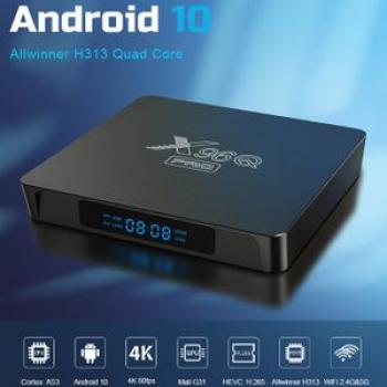 X96Q PRO Android 10.0 TV Box 2.4G Wifi 1080P Smart Media Player X96Q 4K Smart Set Top Box