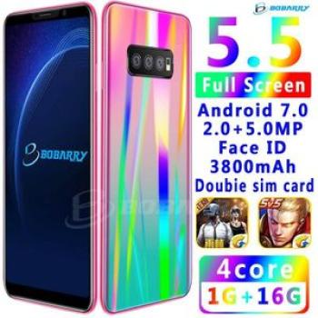 Gradient Black /Blue/Red /Pink 5.5 inch 1g+16g 1080x720 Mobile Phone S11 Gradient powder