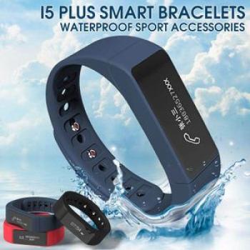 D6 PLUS Waterproof Bluetooth Smart Watch Sport Wristband For IOS Android Phones Blue < blue >