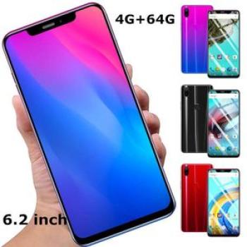 Black/Red/Blue Gradient Pink 6.2 inch 4g + 64g 1660x1080 Mobile Smart Phone X21 black