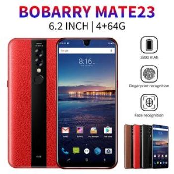 BOBARRY Mate23 6.2" 2G+32G Android 1528x720 Full Screen Dual SIM Mobile Phone Red