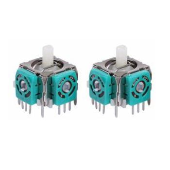 2Pcs Replacement 3D Analog Game Joystick Repair Accessory-