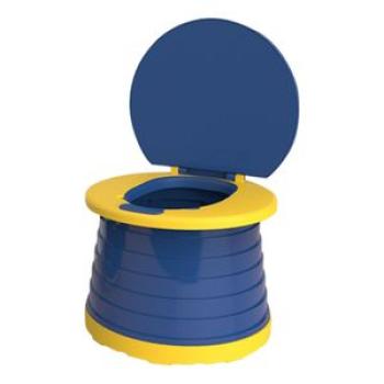 Portable Children Folding Toilet Training Seat Kid Potty for Blue