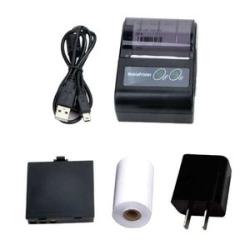 Mini Handheld Bluetooth Wireless Pocket Mobile Thermal Receipt Printer - Black