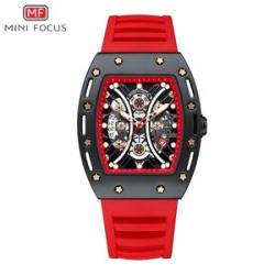 Men`s Quartz Watch Rubber Strap Wristswatch For Man 0420