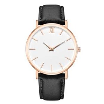 Black Korean Simple Quartz Ladies Watch