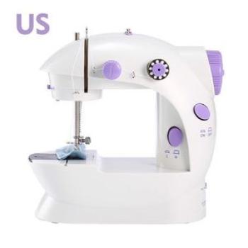 Portable Mini Sewing Machine Eco-Friendly Material Dual - White