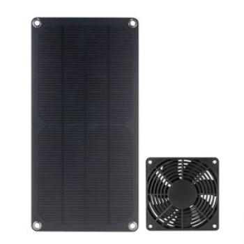 10W Solar Powered 3W Mini Fan Exhaust Fan Portable