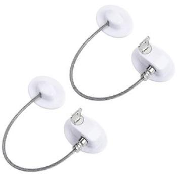 2 Pcs Fridge Lock, Refrigerator Lock for Children, Mini