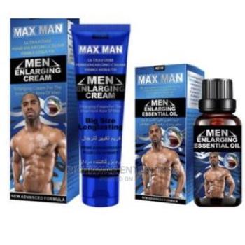 Enlargement Cream 50ml + Max man enlargement Oil 50ml