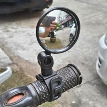 Bicycle Rearview Mirror Wide Angle Convex Cycling Mirror