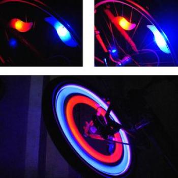 Bright Bike Spoke Lights Wheel LED Flash for Bicycle Multicolor