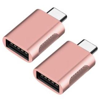 2 PCS SBT-158 USB-C / Type-C Male to USB 3.0 Female Zinc All