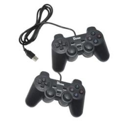 USB PC Game Double Controller - Black