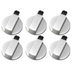 Stoves Cooker Knobs,Oven Knob 6pcs,Zinc alloy 6mm Oven
