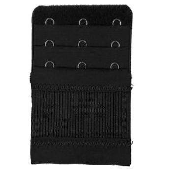 Brassiere Extension Strap Flexible Comfortable to Wear-Black