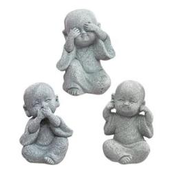 Hear See Speak No Evil Figurine Fengshui Ornament