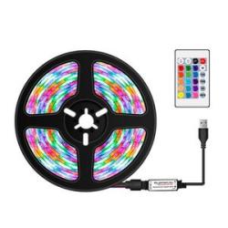 3m LED Light Strip USB 16 Color Remote Control Light Bar-Bareboard