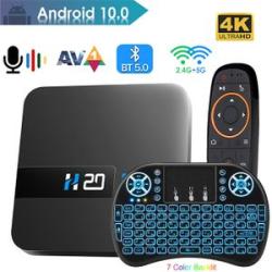 New H20 TV Box Android 10.0 4K TV 3D Video 2.4G Wifi Smart TV BOX Set top box