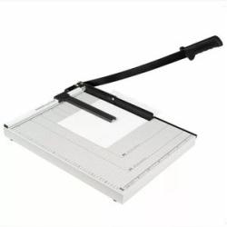 Guillotine Paper Cutter and Trimmer  - White / Black