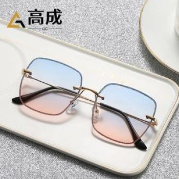 Ladies Sunglasses Pearly Flash Edge Anti-Blue Light Glasses