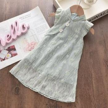 Girls Princess Dress Kids Flowers Children Clothes Vestidos