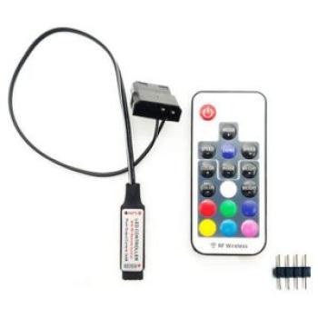 Computer Fan Lighting Effect Controller,5V 3-Pin/12V 4-Pin