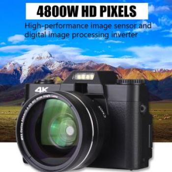 4K Ultra HD Camcorder Video Wifi Camera Vlogging Indoor Outdoor Night Vision Camcorder