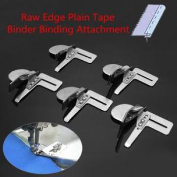 Sewing Machine Raw Edge Plain Tape Binder Binding Attachment