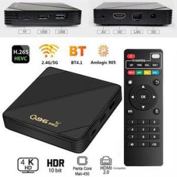 Q96 PRO Smart TV Box Android 10 2.4/5G Dual WIFI Bluetooth 4K Set Top Box