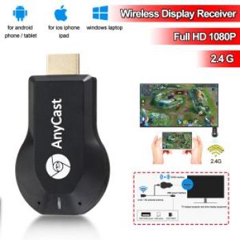 Wireless Screen 1080P HD 2.4G WIFI Media Video Digital Streamer Dongle Receiver