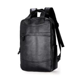 backpack PU leather bagpack large laptop backpacks boys